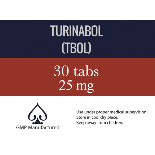 Turinabol - TBOL by AceLabs 25mg x 30 Tabs