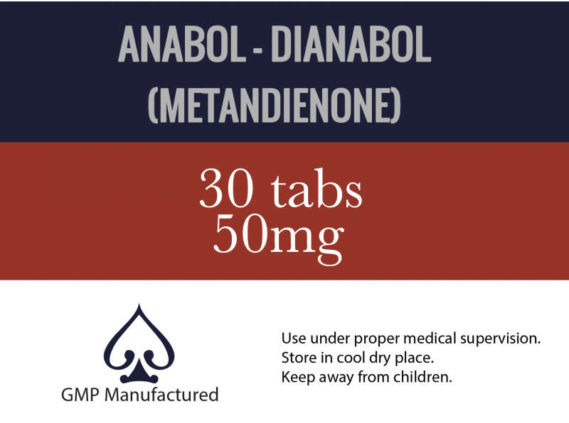 Anabol - Dianabol by AceLabs 50mg x 30 Tabs